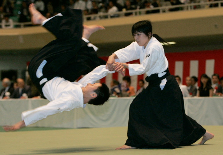 Aikido practice